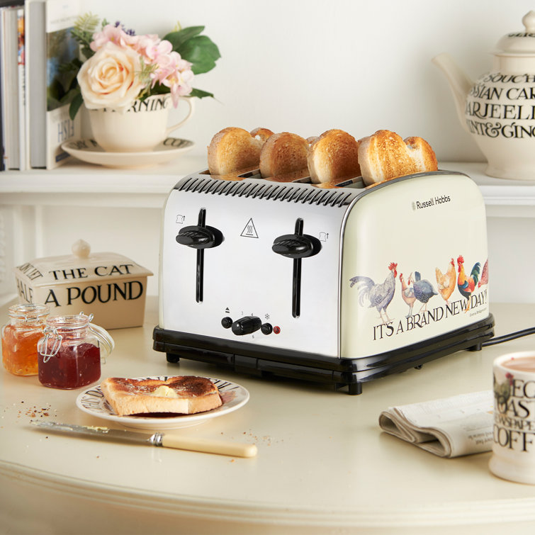Russell Hobbs Emma Bridgewater Rise & Shine 4 Slice Toaster Wayfair.co.uk